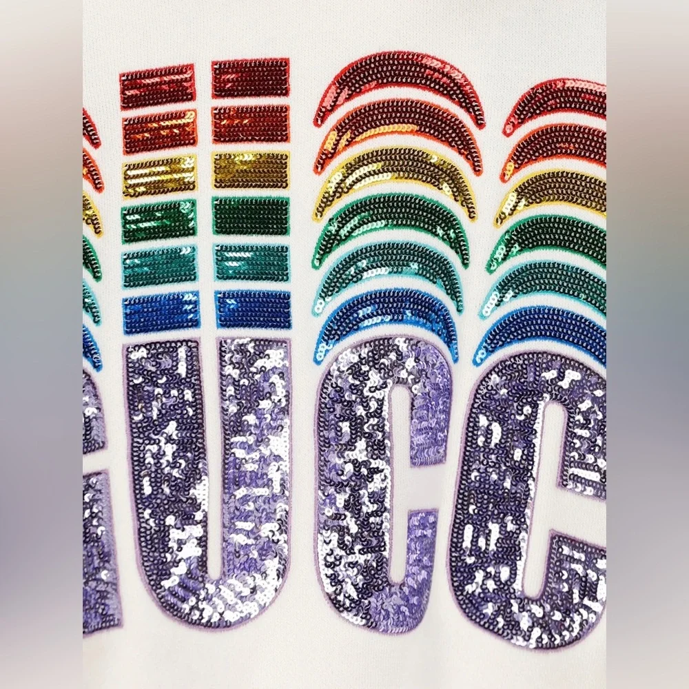 Gucci Sequin Embellished Cropped Sweater - Picture 2 of 10